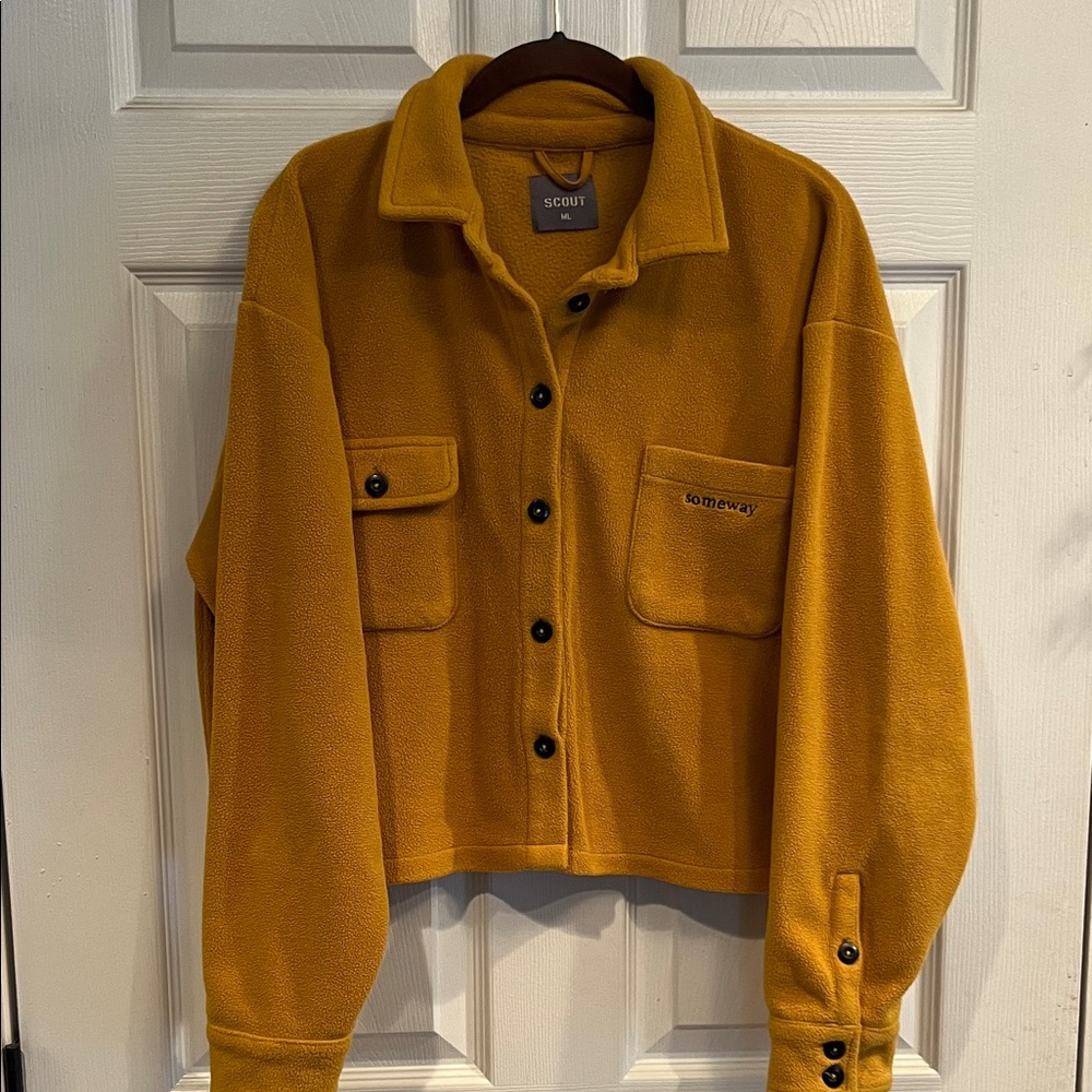 Scout Mustard Yellow Fleece Jacket